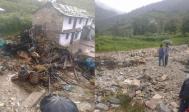 चमोली: बादल फटने से घर में घुसा मलबा, महिला की मौैत, बालिका घायल