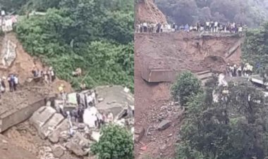 टिहरी: घर पर गिरा सड़क का पुश्ता तीन भाई-बहन दबे, एक शव बरामद