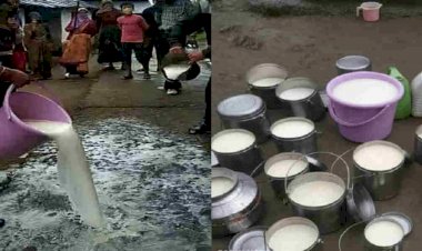 उत्तराखंड में इस गांव के ग्रामीणों ने सड़क पर बहा दिया दूध, वजह हैरान कर देगी!