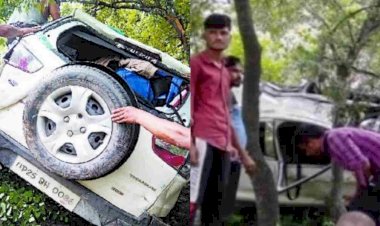 ऋषिकेश-गंगोत्री हाईवे पर खाई में गिरी कार, तीन युवकों की मौत