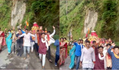 थराली पहुंची नंदा देवी लोकजात यात्रा