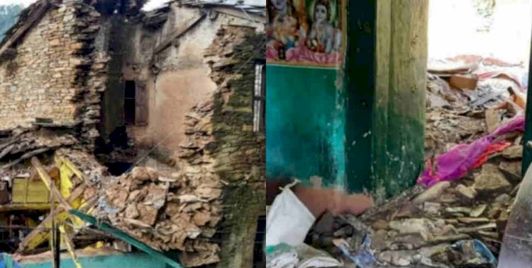 पिथौरागढ़: भरभराकर गिरा घर, दो बच्चों और उनके पिता की हादसे में मौत