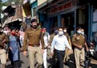 कोरोना महामारी से बचाव को पुलिस ने निकाली जागरूकता रैली