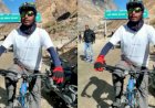 देश के सीमांत गांव माणा से लेकर कन्याकुमारी तक के लिए साइकिल यात्रा शुरू की 