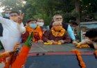 नरेश बंसल राज्यसभा सदस्य निर्विरोध निर्वाचित, भाजपाइयों ने जुलूस निकाल किया स्वागत