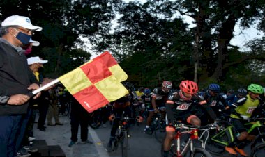 सीएम ने किया माउंटेन टैरेन बाइकिंग रैली का शुभारम्भ