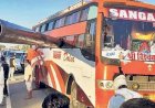 रोंगटे खड़े कर देने वाली दुर्घटना, बस से पार हो गया विशाल लोहे का पाइप