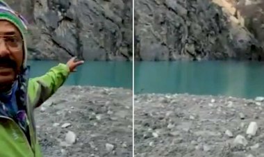 ऋषि गंगा पर बनी झील के अब क्या हैं हालात? देखें वीडियो