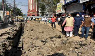 सीएम ने किया स्मार्ट सिटी के कार्यों का अचानक निरीक्षण,अफसरों के हाथ-पांव फूले