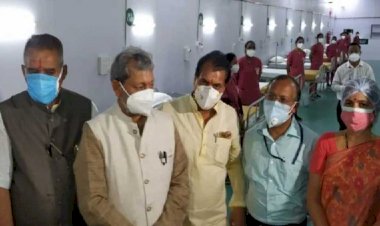 ऋषिकेश: डीआरडीओ ने बनाया आईडीपीएल में 500 बेड का अस्पताल, सीएम ने किया उद्घाटन
