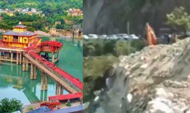 उत्तराखंड: सड़क खुलवाने धारी देवी की शरण में पहुंचे पीडब्ल्युडी के अफसर