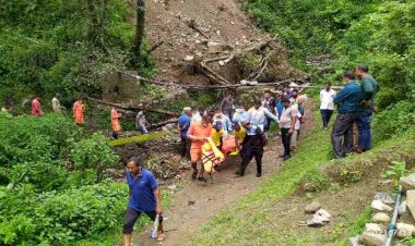 थराली: लोल्टी गधेरे में बहे बाइक सवार का शव बरामद, बागेश्वर का रहने वाला था बैंककर्मी युवक