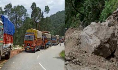 आफत: ग्वालदम- नन्दकेशरी मोटरमार्ग पिछले 4 दिनों से बंद,राशन और खाद्यान की आपूर्ति पर संकट