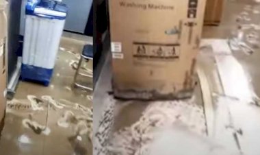 बारिश से हलकाल हुई राजधानी, राजपुर में एक शोरूम में घुस गया पानी