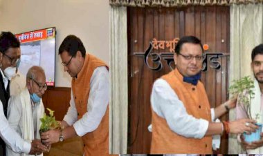 सीएन ने किया पर्वतारोही  मनीष और स्वतंत्रता संग्राम सेनानी साधू सिंह बिष्ट को सम्मानित