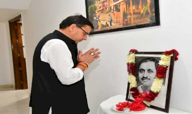पंडित दीनदयाल उपाध्याय की जयंती पर सीएम धामी ने दी श्रद्धांजलि