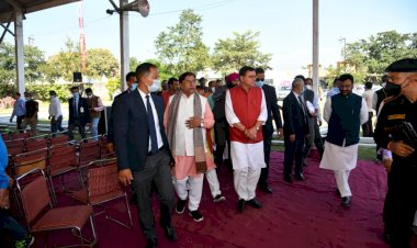 गृहमंत्री अमित शाह की जनसभा कल, सीएम धामी ने लिया व्यवस्थाओं का जायजा
