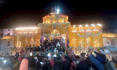 शीतकाल के लिए बंद हुए श्री बद्रीनाथ धाम के कपाट