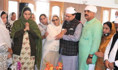स्व0 वीरेन्द्र सिंह सामन्ती की अन्तिम अरदास में शामिल हुए सीएम धामी