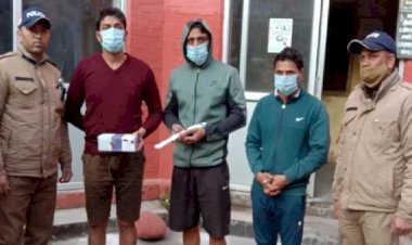 हरिद्वार: हुड़दंग कर रहे हरियाणा के तीन युवकों को पुलिस ने गिरफ्तार किया, पास से चाकू, तमंचा बरामद