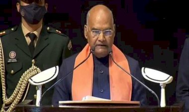 पतंजलि योगपीठ पहुंचे राष्ट्रपति रामनाथ कोविंद, पतंजलि विवि के दीक्षांत समारोह में  हुए शामिल
