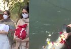 हरिद्वार: गंगा में विसर्जित की गईं जनरल रावत और उनकी पत्नी की अस्थियां