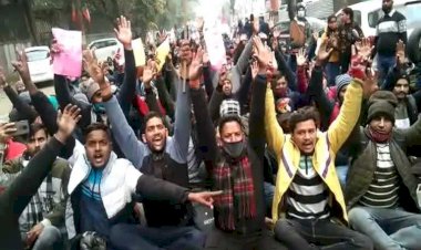 पुलिस भर्ती में आयु सीमा बढ़ाने की मांग को लेकर बेरोजगारों ने किया सीएम आवास कूच