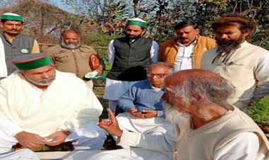 किसान नेता राकेश टिकैत ने दिया गंगा रक्षा आंदोलन को समर्थन, स्वामी शिवानंद से की मुलाकात