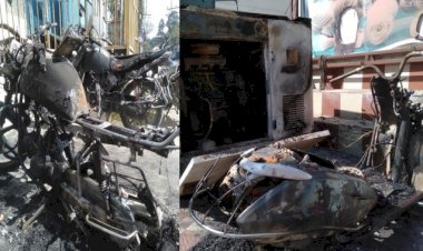 उत्तराखंड में यहां सिरफिरे ने फूंक डाले दर्जनभर वाहन