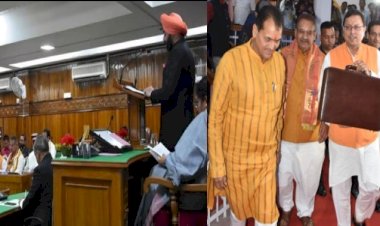 राज्यपाल के अभिभाषण से प्रारंभ हुआ पांचवीं विधानसभा का पहला सत्र,  21 हजार करोड़  का लेखानुदान पेश