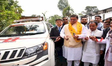 सीएम धामी ने किया सिक्स सिग्मा हेल्थकेयर सेवाओं का फ्लैग ऑफ