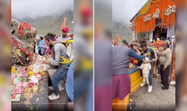 केदारनाथ धाम में डॉगी से छुआया नंदी की मूर्ति को, पुलिस कार्रवाई करेगी