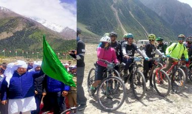 सीएम धामी ने किया माउन्टेन साइकिल रैली का शुभारंभ