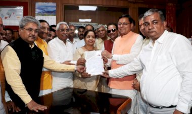 राज्यसभा सांसद प्रत्याशी के नामांकन में शामिल हुए मुख्यमंत्री