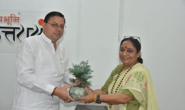 उपचुनाव में रिकार्ड जीत पर विस अध्यक्ष ने दी सीएम धामी को बधाई