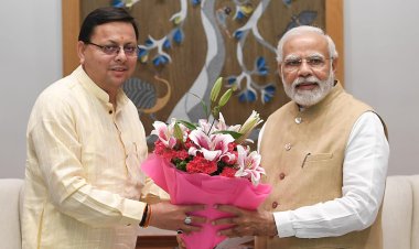 PM मोदी से मिले CM धामी, लोहाघाट स्थित मायावती आश्रम आने का दिया न्योता