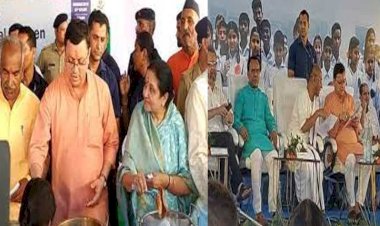 राज्य की सबसे बड़ी एकीकृत रसोई का सीएम धामी ने किया उद्घाटन