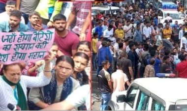 अंकिता हत्याकांड को लेकर धरने पर बैठे लोग, बदरीनाथ हाईवे किया जाम