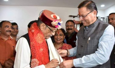 पूर्व सीएम खंडूरी को सीएम धामी ने दी जन्मदिन की बधाई