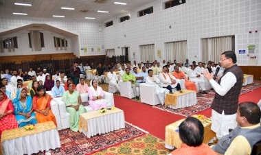 हरिद्वार पंचायत चुनाव के विजयी प्रत्याशियों ने मुख्यमंत्री से की भेंट