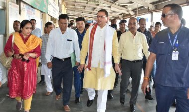 अचानक ISBT पहुंचे सीएम धामी, लिया व्यवस्थाओं का जायजा