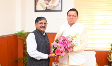 सीएम से मिले लोक सेवा आयोग के अध्यक्ष
