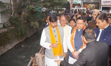 मुख्यमंत्री ने सड़क व नहर कवरिंग कार्य का किया औचक निरीक्षण