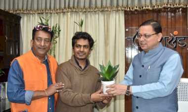 सीएम धामी से मिले अभिनेता नवाजुद्दीन सिद्दीकी