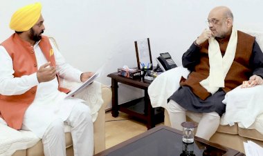 गृह मंत्री अमित शाह से मिले पंजाब के सीएम भगवंत मान, इस मुद्दे पर हुई चर्चा