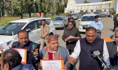 सदन में हंगामा  करने वाले भाजपा के 4 विधायकों को दिल्ली विधानसभा के मार्शलों ने दिखाया बाहर का रास्ता