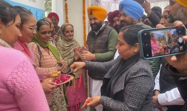 कैबिनेट मंत्री डॉ. बलजीत कौर ने दुलोवाल गांव में स्मार्ट आंगनवाड़ी केंद्र का उद्घाटन किया