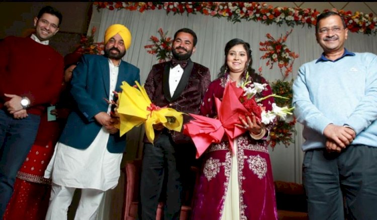 फाजिल्का विधायक नरिंदरपाल सिंह सावना ने स्कूल क्लासमेट  से की शादी