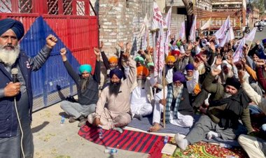 पंजाब पुलिस ने मांग मानी,  केएमएससी प्रदर्शनकारियों ने तरनतारन में धरना हटाया