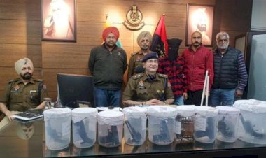 गैंगस्टर जग्गू भगवानपुरिया का सहयोगी गिरफ्तार, 9 पिस्टल बरामद